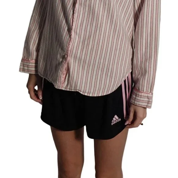 Adidas Pink & Black Women's Shorts (XL) - Picture 3 of 5